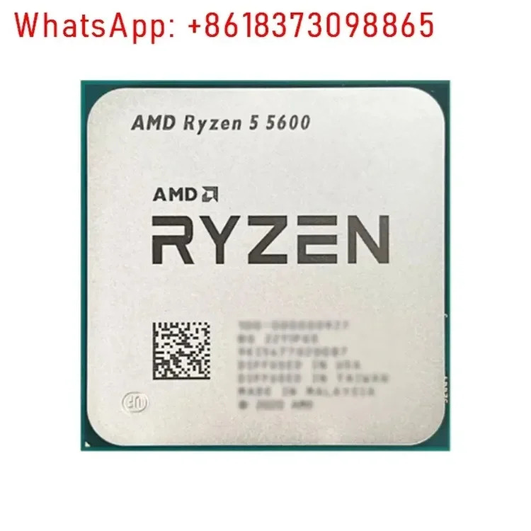 R5 5600 데스크탑 CPU 6코어 12스레드 4.4GHz AM4 DDR4 32MB L3 캐시 Zen 3 5000 시리즈