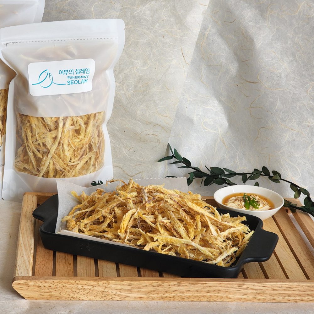 황태채 먹태채 먹태 잔가시없는 황태 속살채 150g 300g 맥주 마른 안주 간식 - 상세 이미지 2