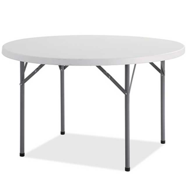 플라스틱 야외 접이식 테이블 브로몰딩 원형 야외 테이블 야외용 식탁