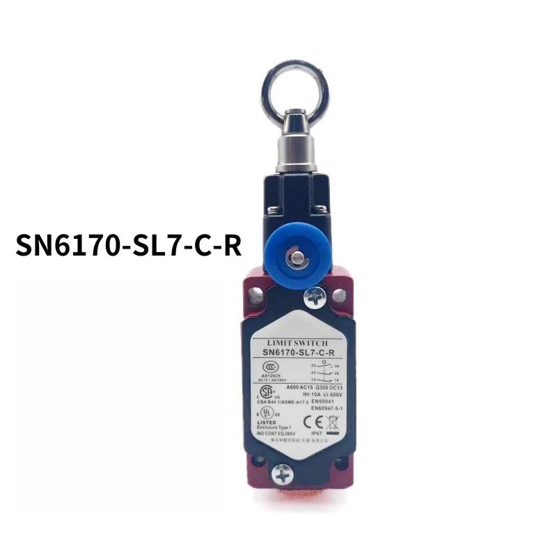 안전 당김 로프 스위치 SN2170/SN4170/SN6170-SL-C-R SN2170-SL2-C-R SN2170-SL-C-R SN4170-SL-C SN6170-SL2-C 비상 정