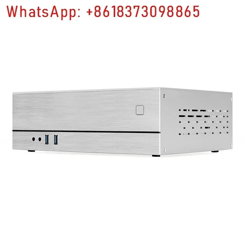 XQBOX A02 알루미늄 쉘 철 프레임HTPC 수평 ITX 미니 소형하프 높이 그래픽 카드