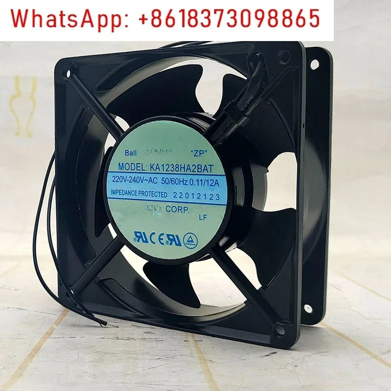 KA1238HA2BAT AC 220-240V 0.11/12 A 12cm 풀메탈 팬