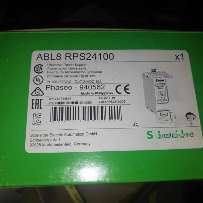 슈나이더 레일 장착 스위치 전원공급장치 ABL8RPS24030 ABL8RPS24050 ABL8RPS24100 ABL8WPS24200 ABL8WPS24400 ABL8RPM24200