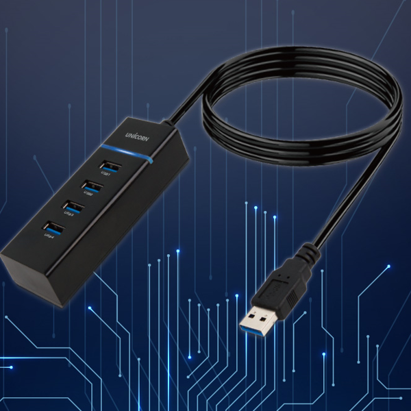 고속 usb 허브 유선 4 포트 usb 허브 데이터 노트북 - 상품 이미지