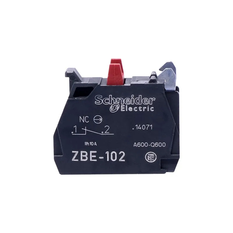 10 PCS Schneider ZBE101 ZBE102 XB4 버튼 접촉 모듈 ZBE1015 ZBE1025 신규