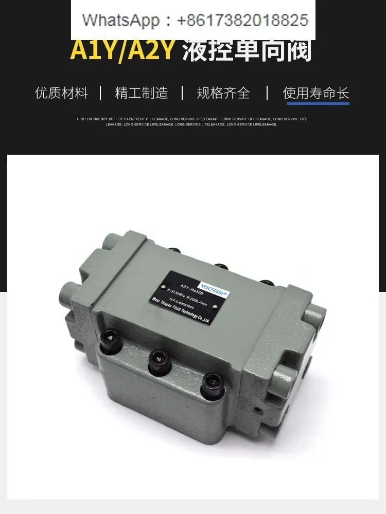 A2Y 유압 DFY-B10H 압력 유지 밸브 Ha50F 제어 체크밸브 A1Y-Ha10B-Hb20B AEY-Ha32