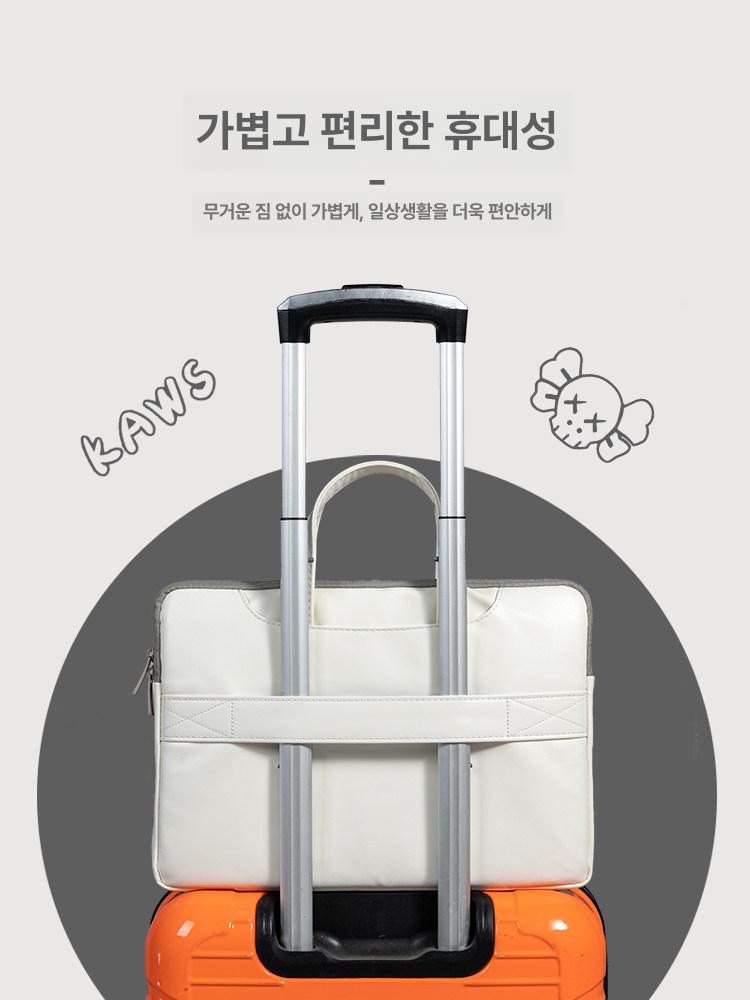노트북가방 귀여운 손잡이 케이스 파우치 - 상세 이미지 4