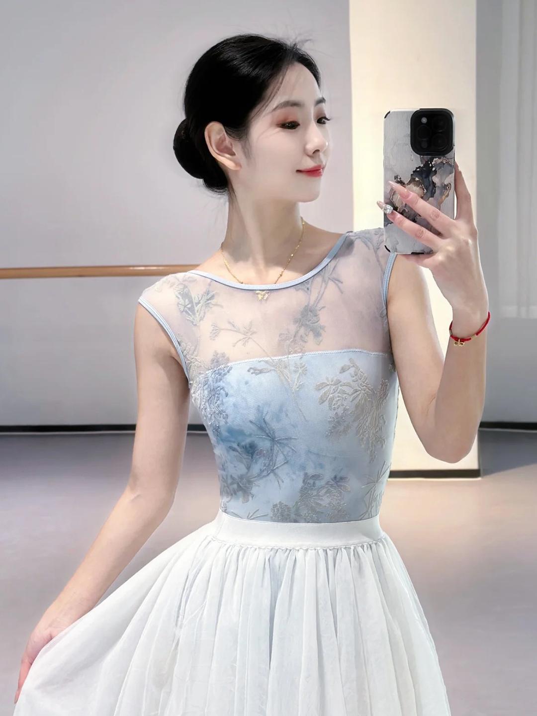 발레복 발레핏 연습 발레피트니스 체조복 폴웨어 의상 - 상세 이미지 5