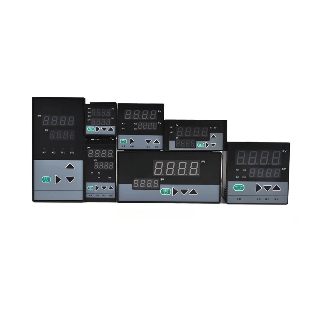 지능형 디지털 온도 압력 컨트롤러 4-20mA PT100 PID RS485 단일 루프 측정 제어 장비