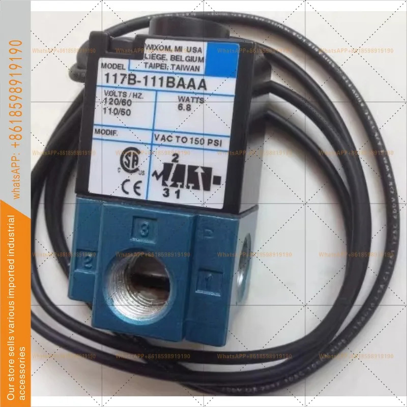 오리지널 솔레노이드 밸브 117B-111BAAA/117B-111BA 새 고주파