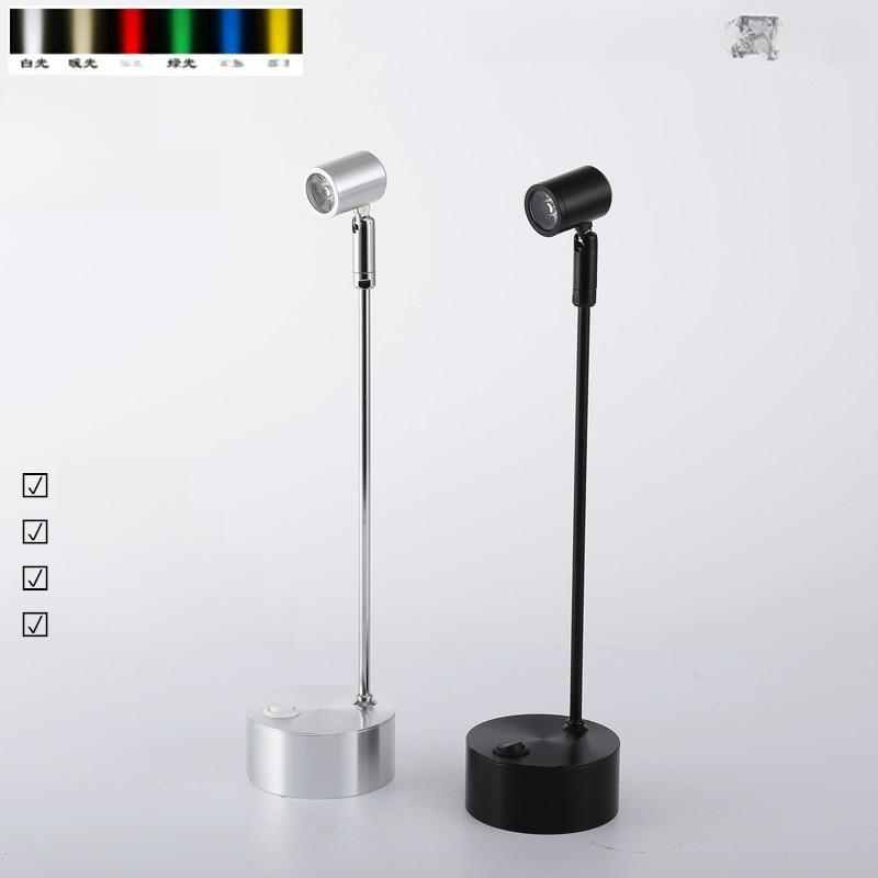 LED 스팟 스팟조명 천장 카페 촬영 전시 무대 미술관 스탠다드 실버 14cm 3W 화이트 웜 - 상품 이미지