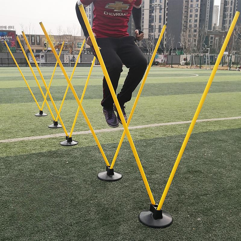 이동식 축구 폴대 체육 훈련 교구 드리블 휴대용 거치대 축구경기 프레임 풋살 - 상세 이미지 2