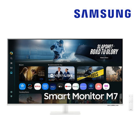삼성 스마트모니터 M7 107cm(43인치) LS43FM701 화이트 4K UHD