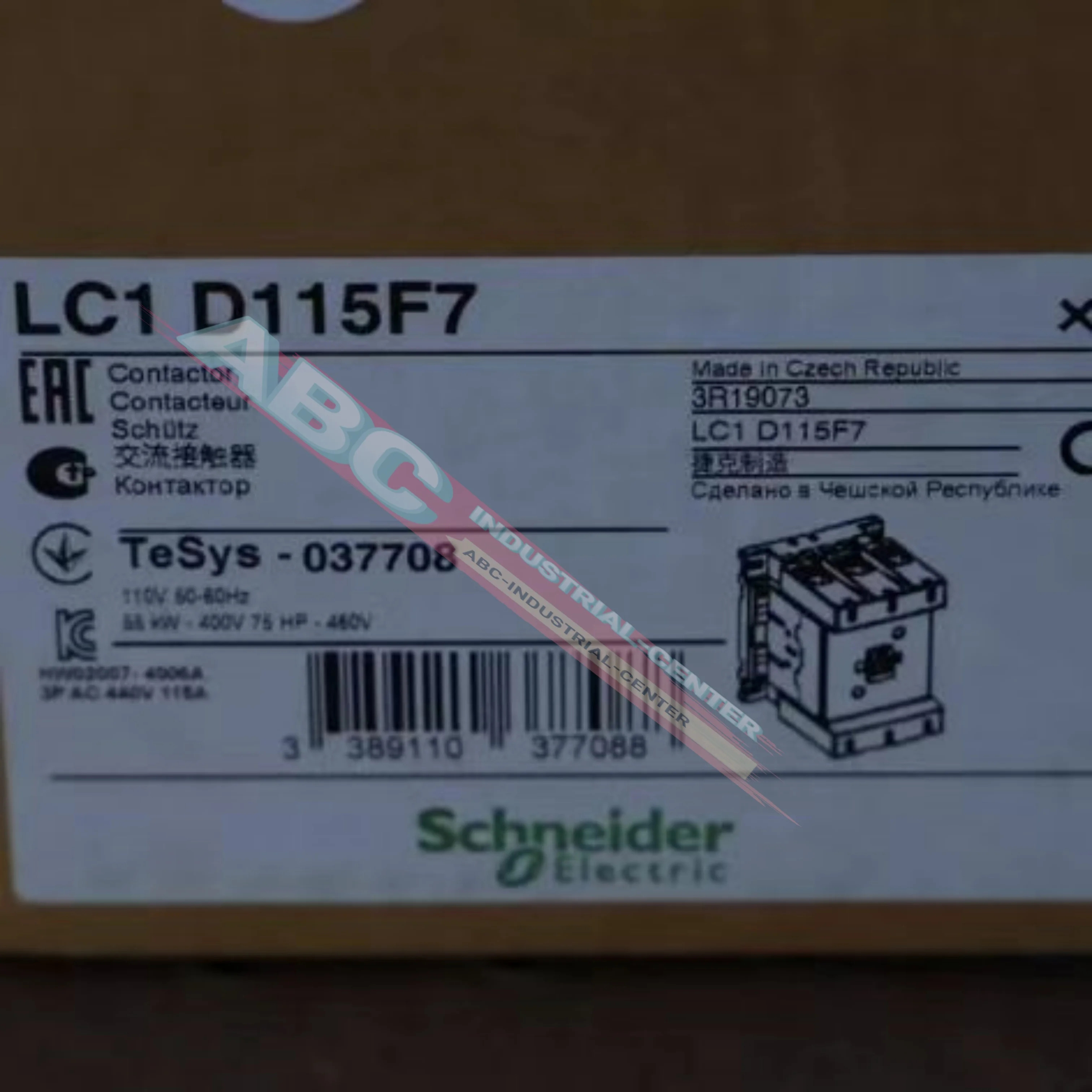 LC1D115F7 LC1-D115F7 AC110V 접촉기 내 새
