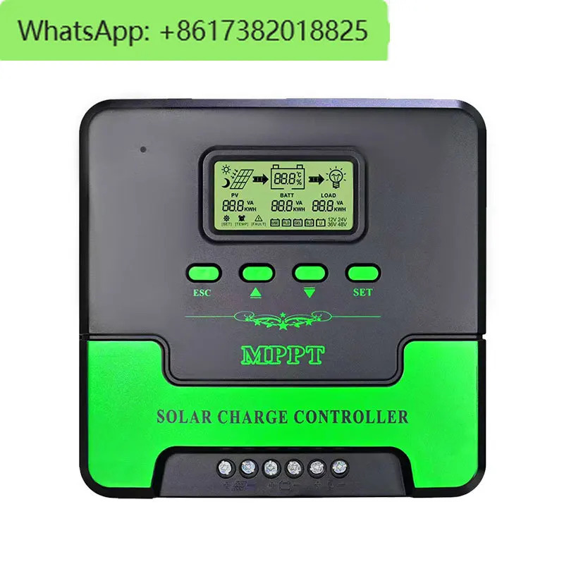MPPT 태양광 컨트롤러 완전 자동 범12V24V 저장 배터리 RV 도로등 보드 충전기