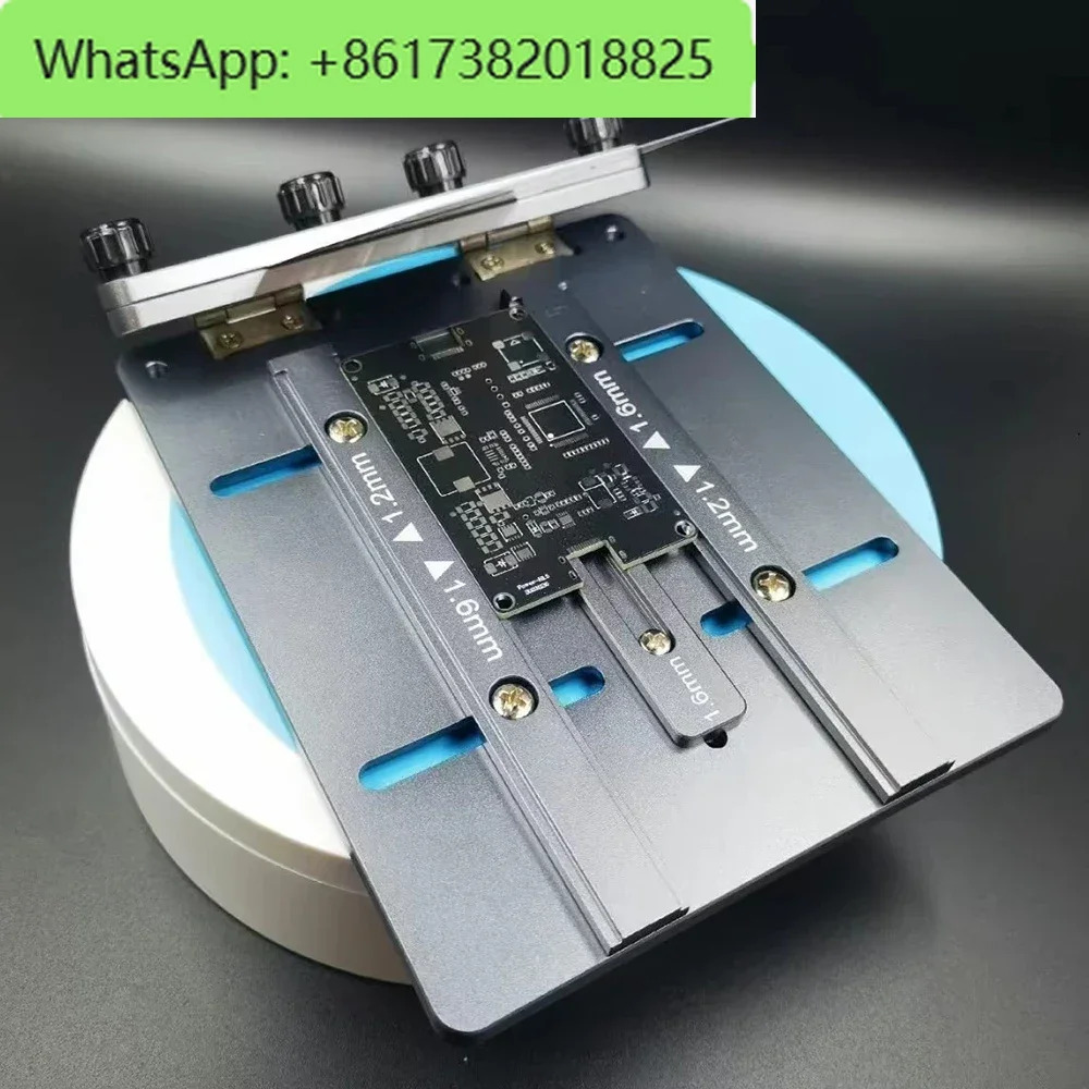 스틸 메쉬 인쇄 테이블 미니 솔더 페이스트 도구 0.8MM/1.0MM/1.2MM/1.6MM PCB 고정 장치 홀더