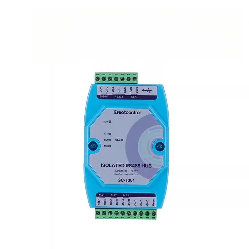 허브 리피터 GC-1201 2개마스터 1개슬레이브 멀티 슬레이브 캐시 DLT645 광전 절연 RS485 듀얼 호스트