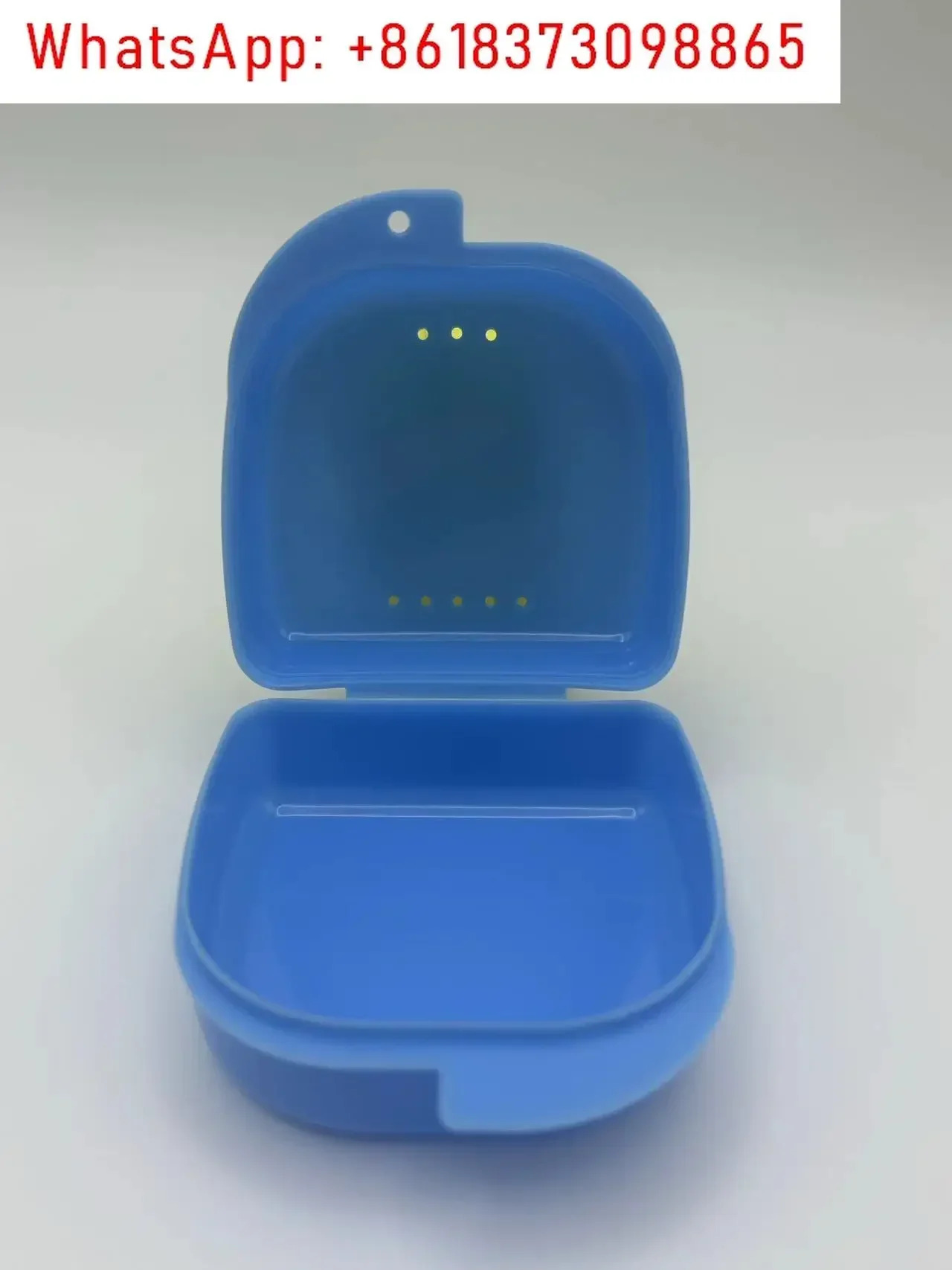 50pcs Lagre 치열 기 상플라스틱 리테이너 케이스 틀니 상틀니 보호