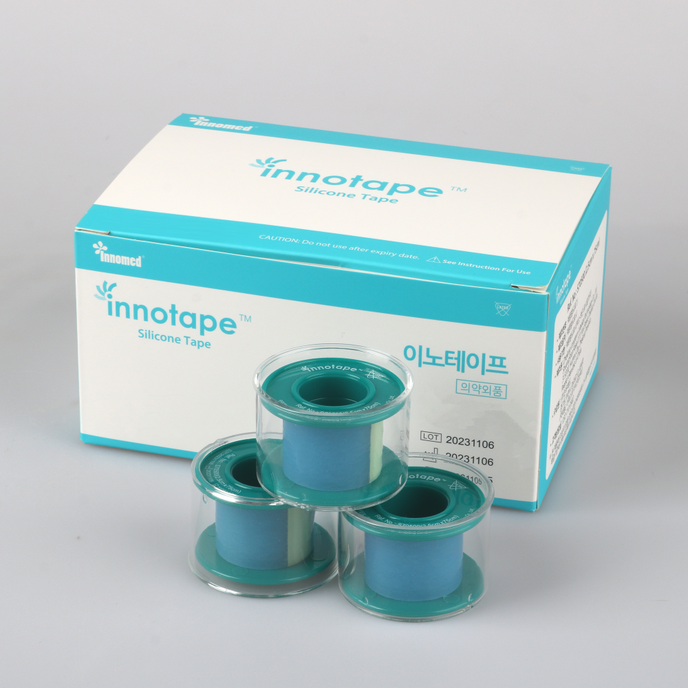 이노테이프 (INNOTAPE) 2.5cmx150cm 저자극 의료용 실리콘 테이프 반창고 제품 이미지