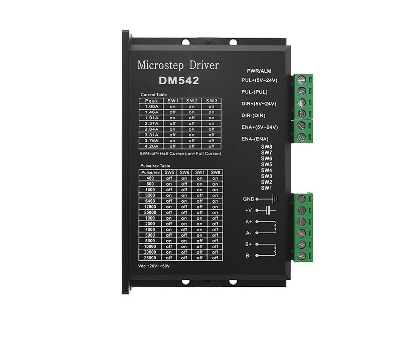 2PCS DSP 디지털 57/86 스테퍼 모터 드라이버 DM542 기계 전교체 2M542/TB6600