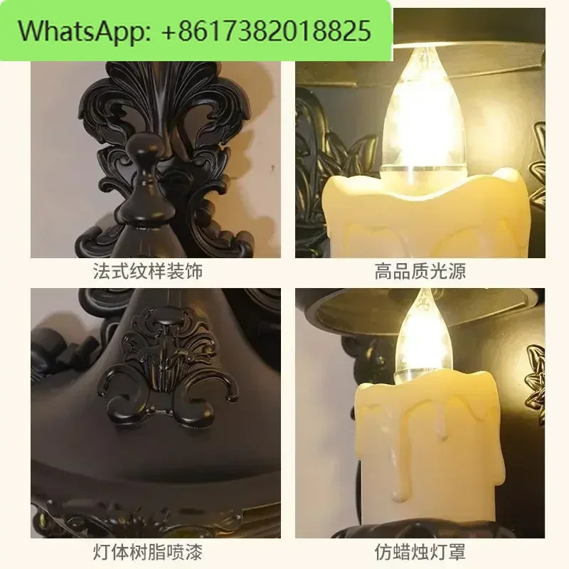 된 벽 램프 디자이너 중세 거실 배경 통로 침실 장식