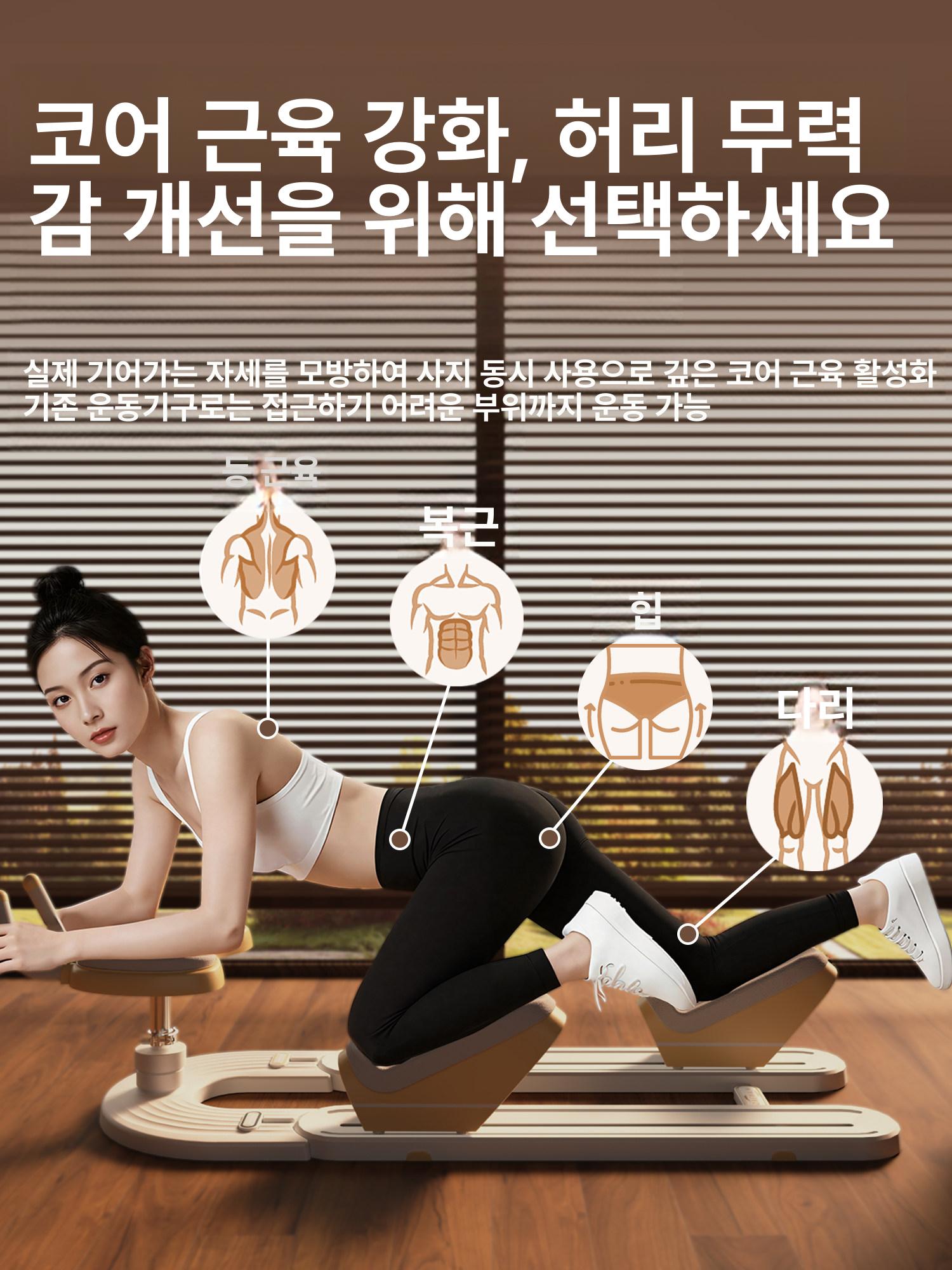 가정용 크롤링머신 재활 허리 복부 요추 운동 피트니스 허리강화 - 상세 이미지 2