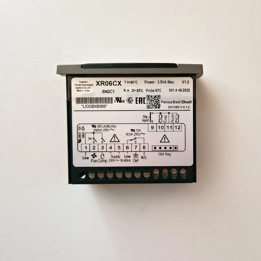 DIXELL XR06CX-5N0C1 XR06CX 온도 조절기 듀얼 프로브 두 개센서 포함