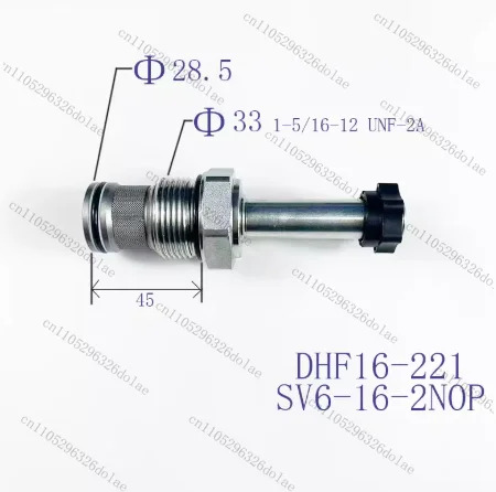 1개 두 위치 양방향 나사형 플매트 카펫 러그일반 개방형 솔레노이드 밸브 DHF16-221/SV6-16-2NOP