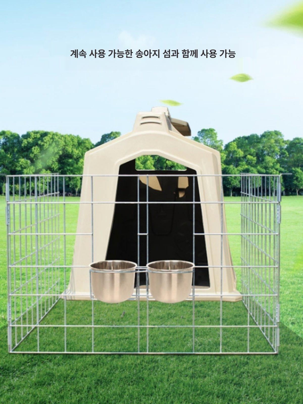 송아지방 축사 방한 보온세 인큐베이터 사육 소 가축 8L 사료통 - 상세 이미지 2