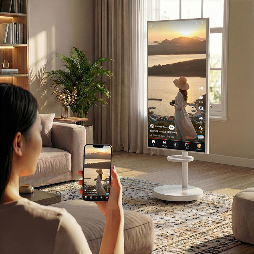 카멜마운트 SMB86W 이동식 대형 모니터 TV 삼텐바이미 스탠드 티비 거치대