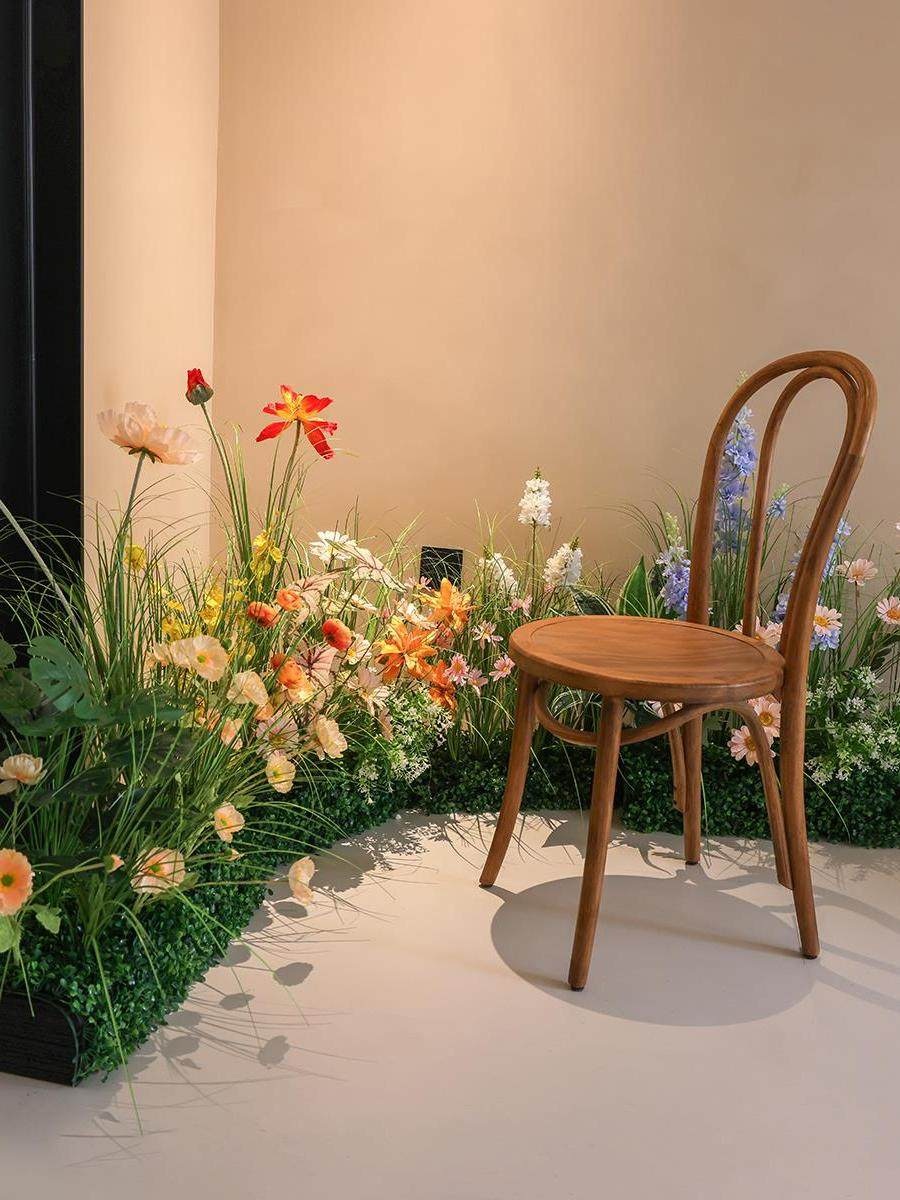 인조 벼 모형 인공 갈대 묶음 화단 장식용 곡식 오브제 식물 장식재 인테리어 스타일 N 단일 꽃꽂이 - 상세 이미지 4