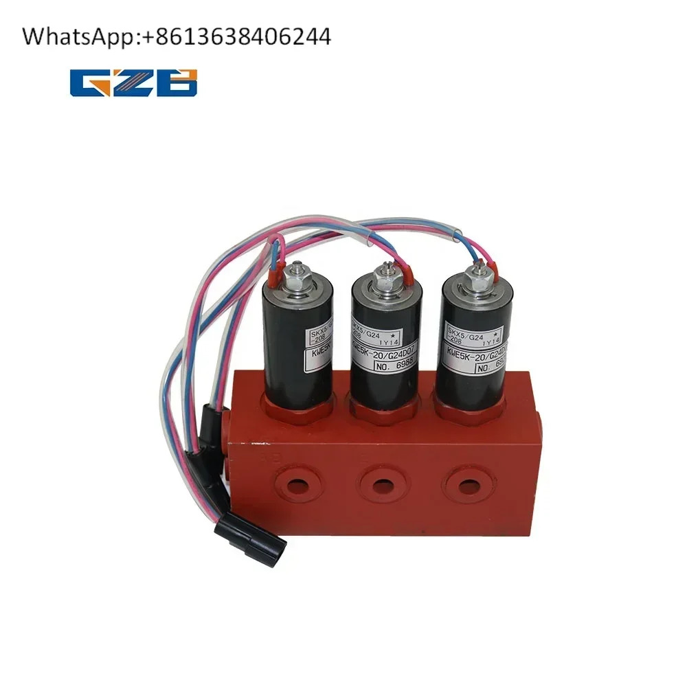 GZB 굴삭기 부품 XE200/XE260C RTS메밸브 제어 밸브 3KWE5G-20/G24W-340