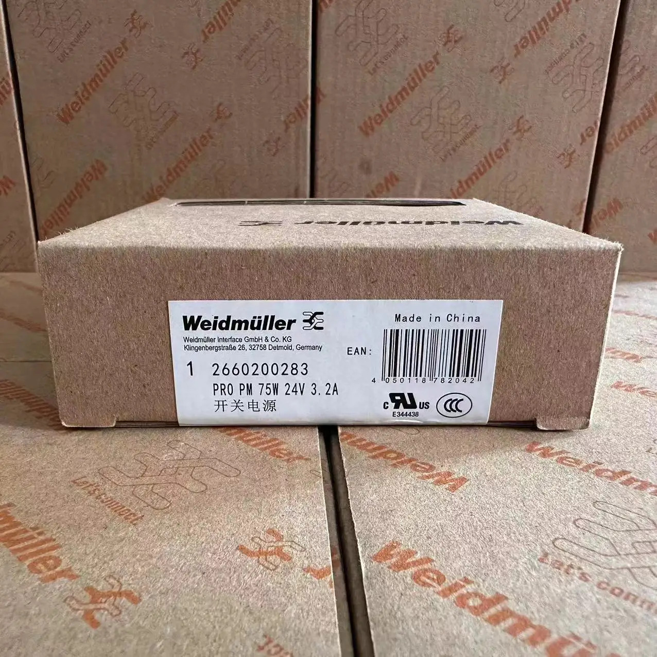 바이드뮬러 2660200283 PRO PM 75W 24V 3.2A 스위칭 전원공급장치 DC 플랫 패널