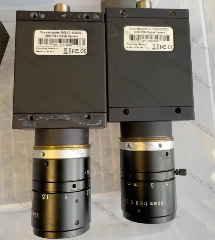 1개 회색 포인트 gras-505c 1394 포트 산업카메라 3D 스캐닝 카메라