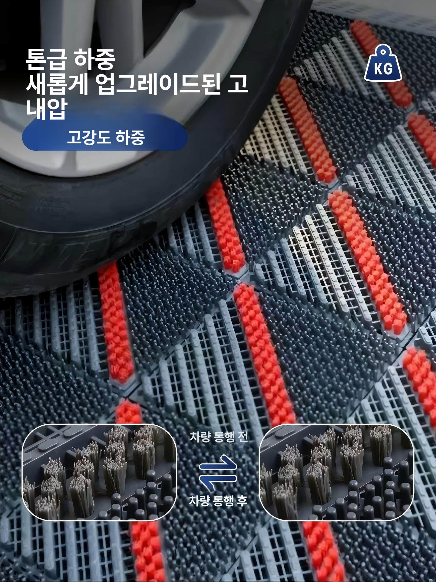 외부발매트 야외 매장 가게 출입구 매트 로비 현관 대형 싱글 발판 바탕에 발닦개 - 상세 이미지 3