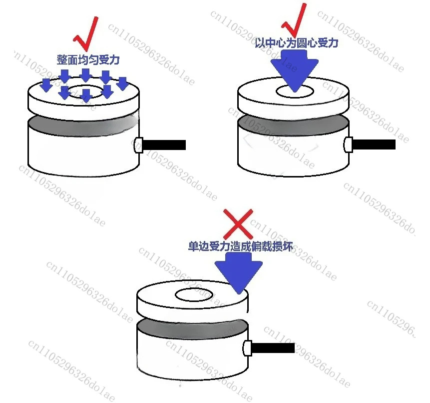 스테인리스 스틸 방수 추력 센서 무게 압력 충격 저항력