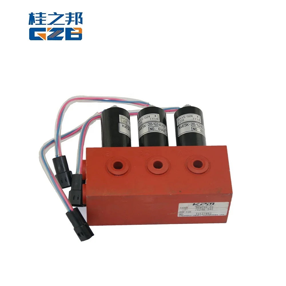 GZB 굴삭기 부품 XE200/XE260C RTS메밸브 제어 밸브 3KWE5G-20/G24W-340