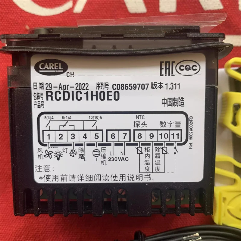 CAREL RCDIC1H0E0 센서가 포함된 온도 컨트롤러 새 원본