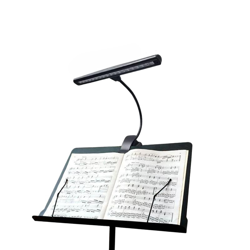 악보 보면등 충전식 USB 충전 조명 눈보호 무광 블랙 블랙 - 상품 이미지