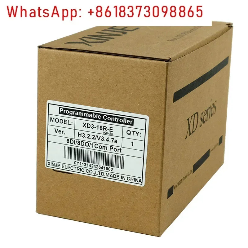 XINJE XD3 시리즈 XD3-16R-E AC220V 8DI 8DO PLC 산업컨트롤러박스 포함