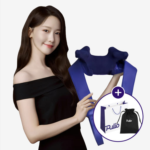 [풀리오본사] [선물SET] 목 어깨 두드림 마사지기 V3 + 파우치 + 쇼핑백M : 풀리오