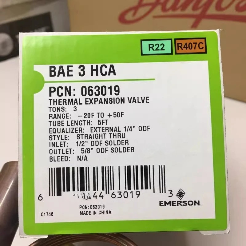 에머슨 열팽창밸브 양방향 BAE3HCA BAE4HCA BAE5HCA BAE6HCA BAE2HCA BAE1HCA BAE2-1/2HCA BAE1-1/2HCA