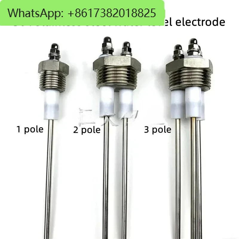 보일러 수위 전극 304 스테인레스 스틸 3극 G1 스레드 센서 2pcs / 1 패키지B
