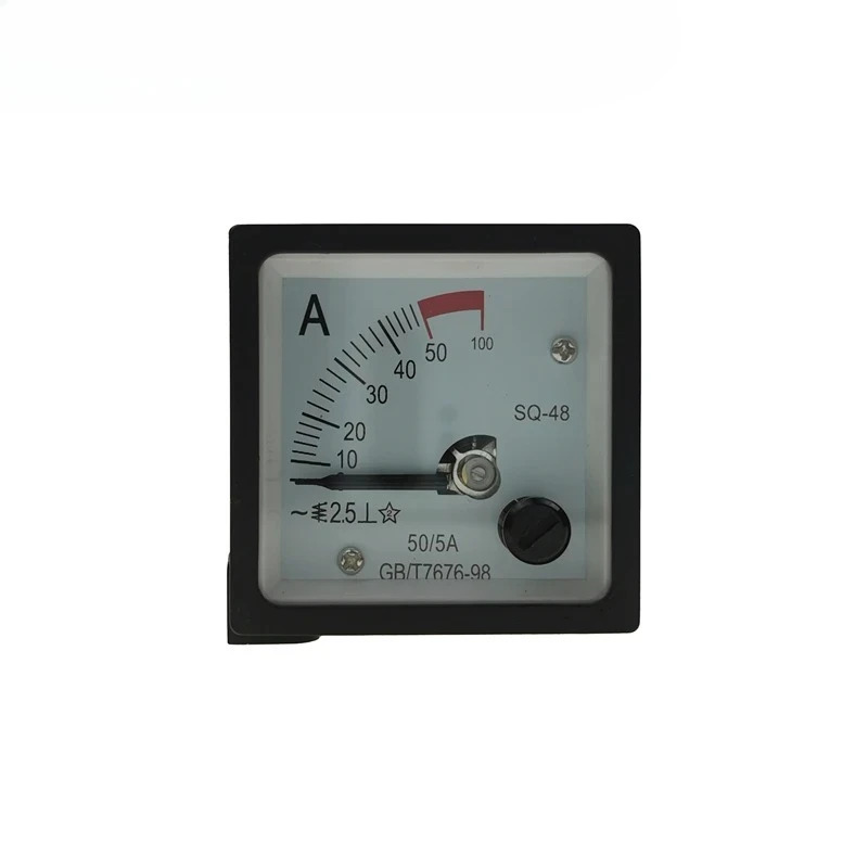 2Pcs SQ-48 전류계 30/5 50/530A50A AC 전압계 99T1-A 450V500V