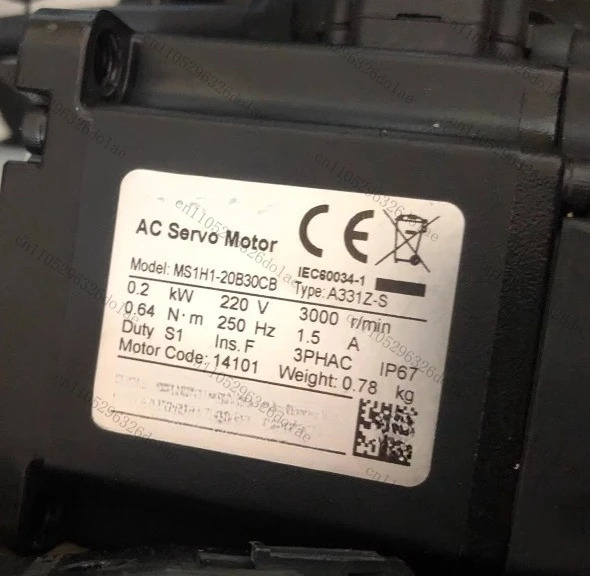 1개 200w 모터 MS1H1-20B30CB-A331Z-s 리퍼 완료