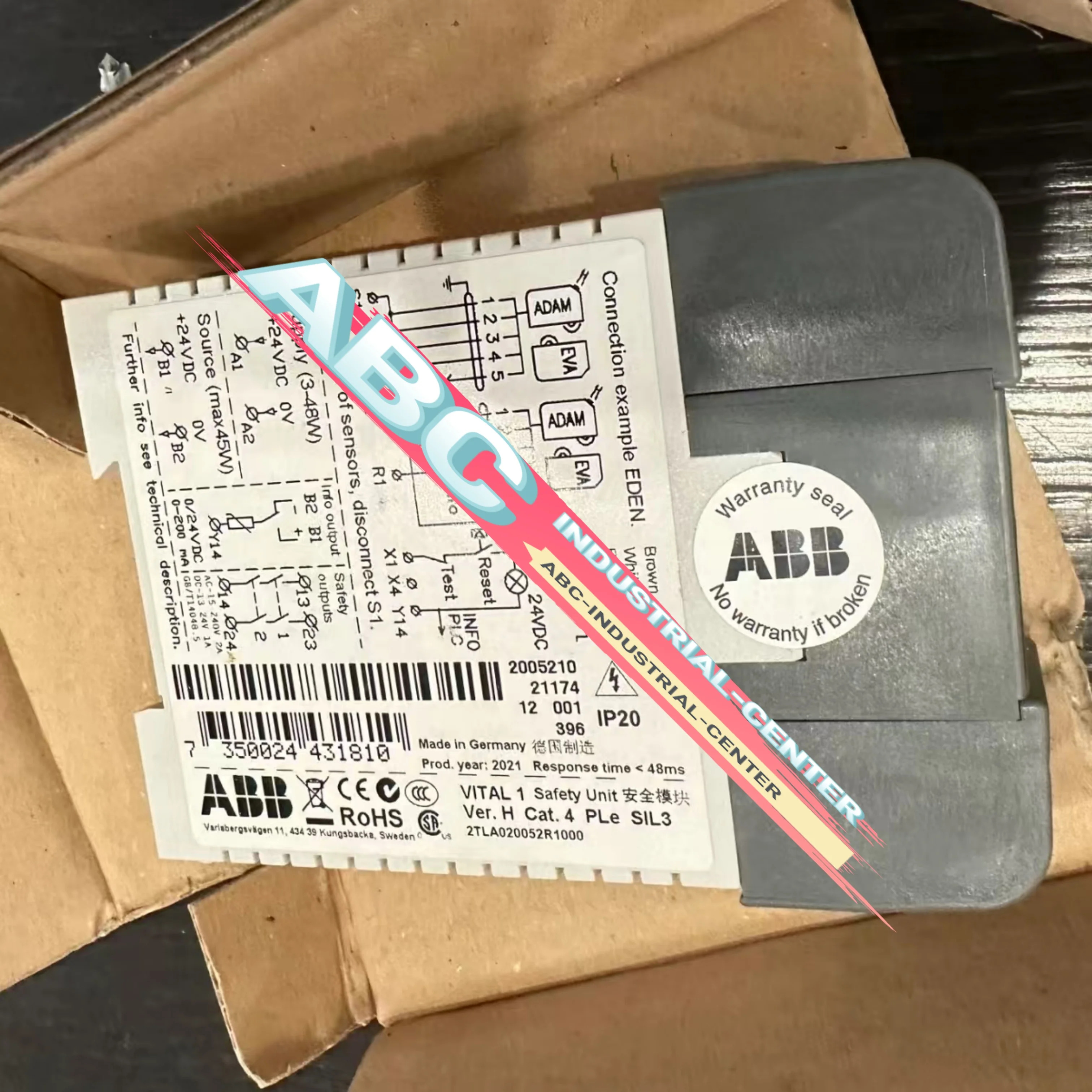 PLC 모듈 3BSE008522R1 AO810 3BSE038415R1 AO810V2 신