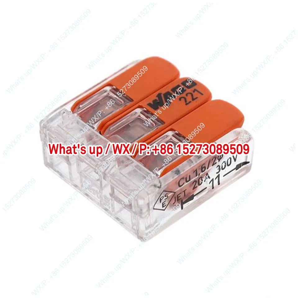 10PCS 221-412 221-413 221-415 221-2411 전기 배선 커넥터 레버 너트 도체 와이어