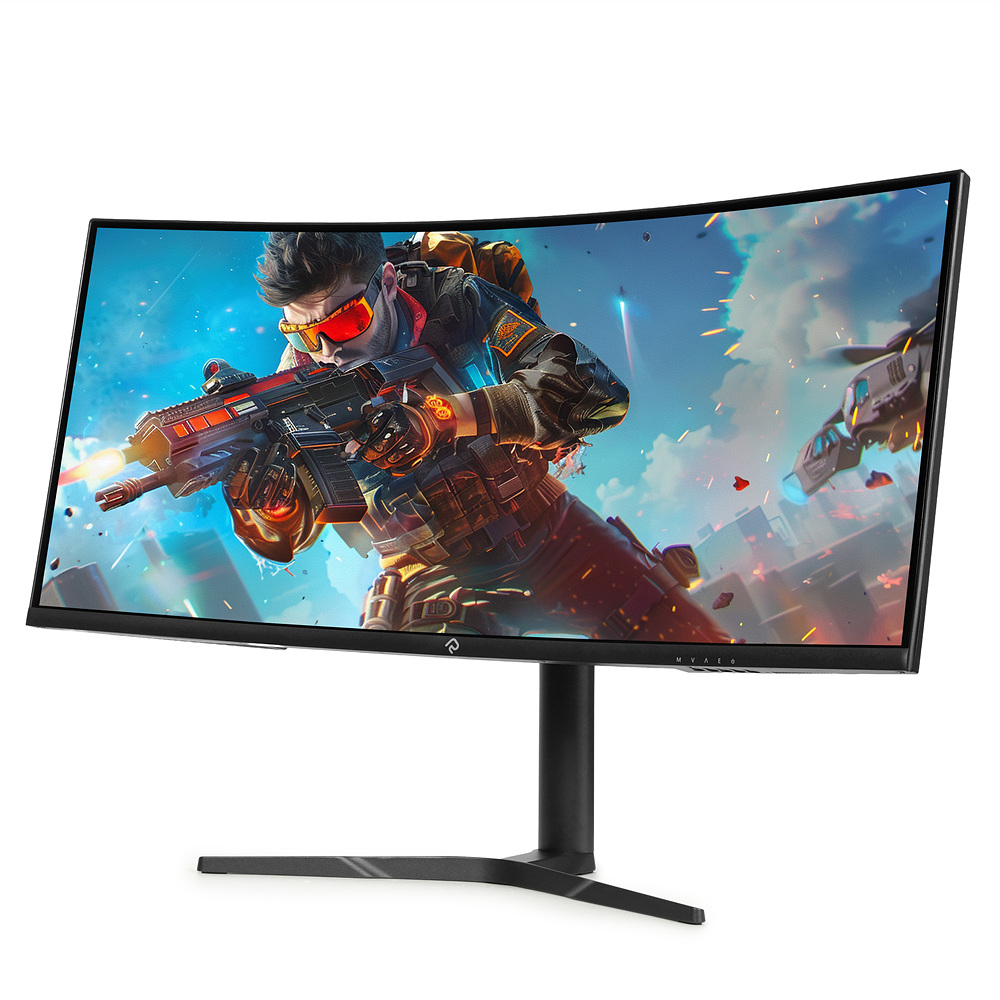 총판 래안텍 PANTHEON CQA34C80SM 블랙 Fast VA 180 WQHD USB-C 무결점 모니터 - 상세 이미지 5