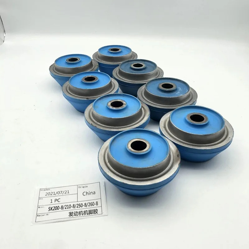 Kob-elco 200/210/250/260-8 엔진 발 J05E 충격 흡수 장치 버퍼 패드 굴삭기 액세서리