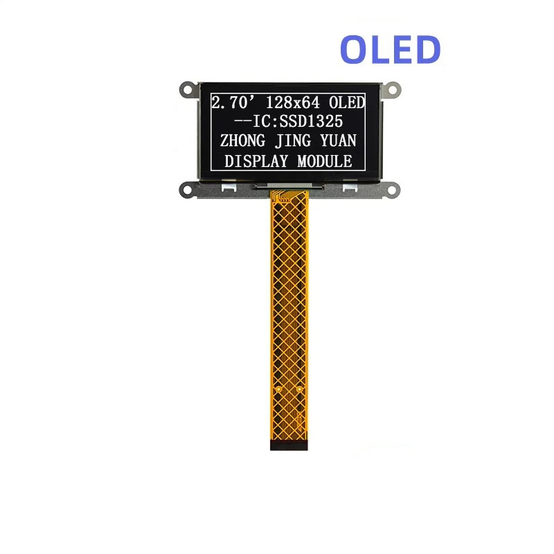 UG-2864ASYDT01 2.7인치 OLED 디스플레이 화면 산업제어 금속 프레임 SSD1325